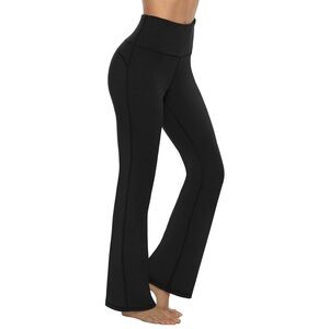 AFITNE Bootcut Yoga‎ Pants with Pockets